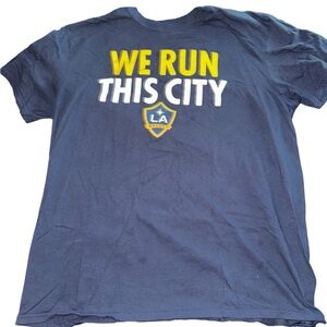 Navy blue LA GALAXY t-shirt